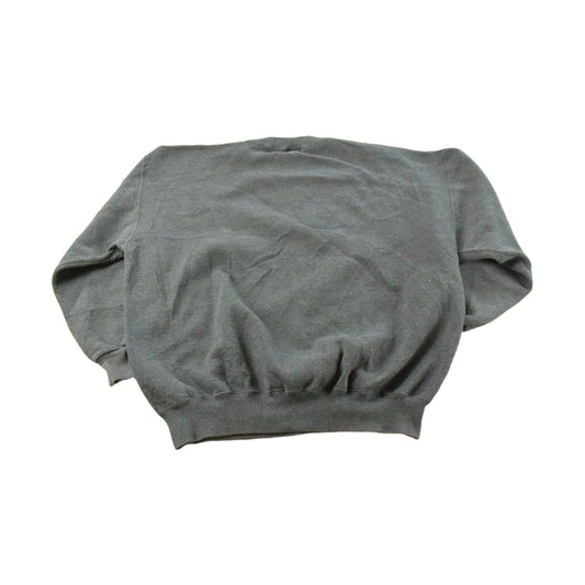 Vintage 1990s Russell Athletics Dark Gray Blank Crewneck Sweatshirt Men's XL