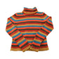 Vintage 1990s Dex Striped Knitted Turtleneck Sweater Women's XS