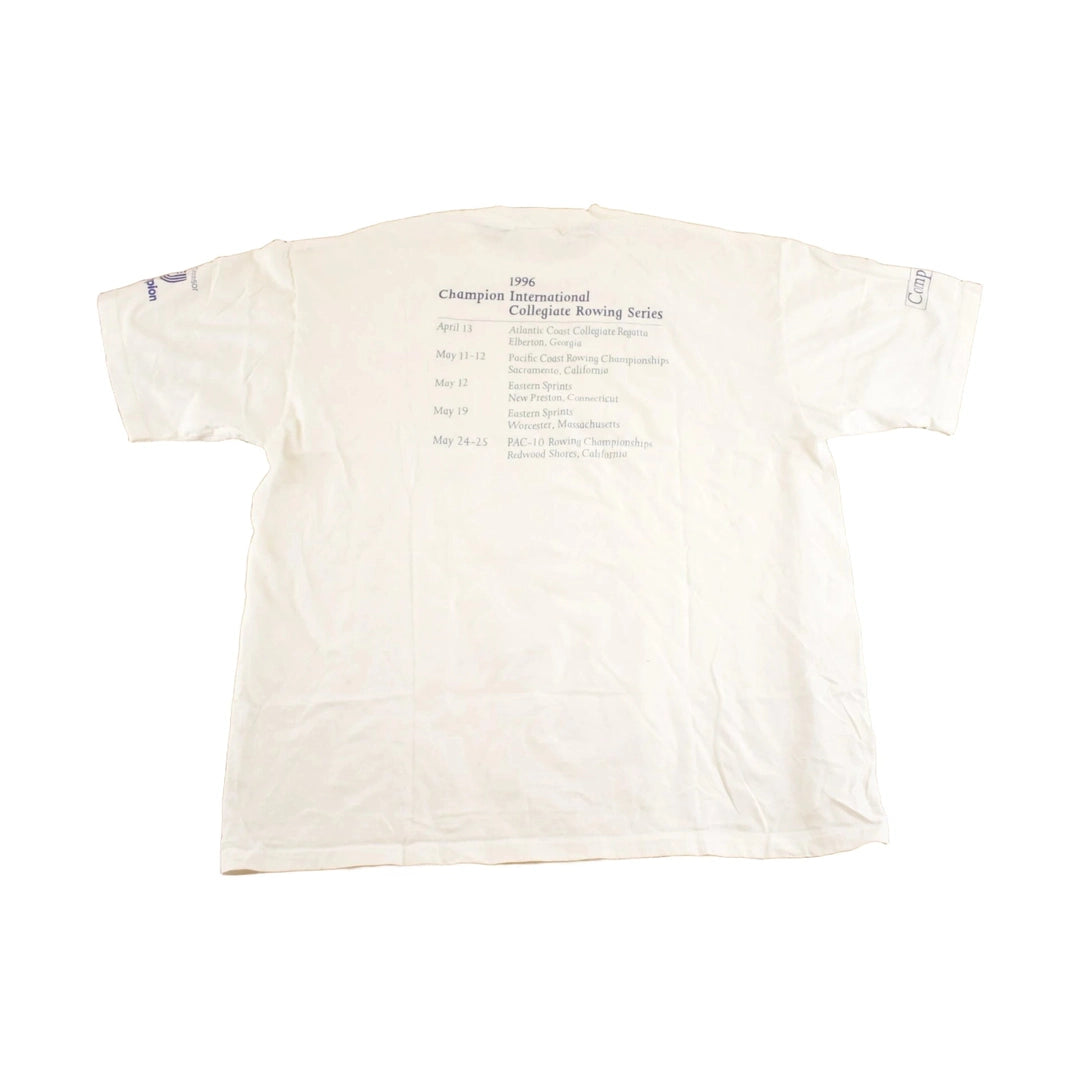 Vintage 1996 Rowing Souvenir Watersports T-Shirt Mens XL