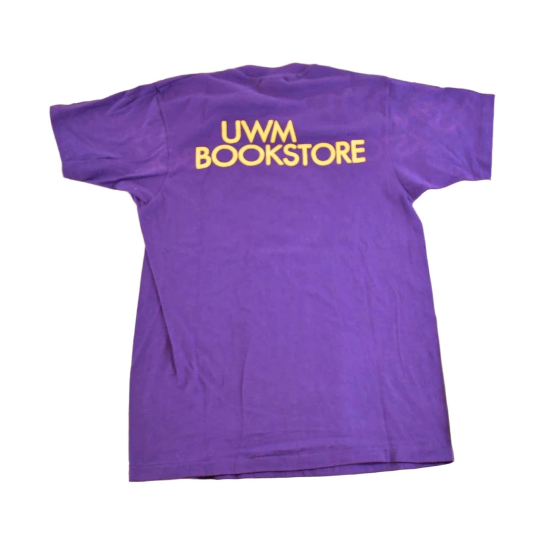 Vintage 1987 UWM Bookstore Scholarship Run Souvenir Travel T-Shirt Mens S