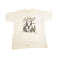 Vintage 1990's Kitty Cat Bird Cute Souvenir Grandma T-Shirt Women's M