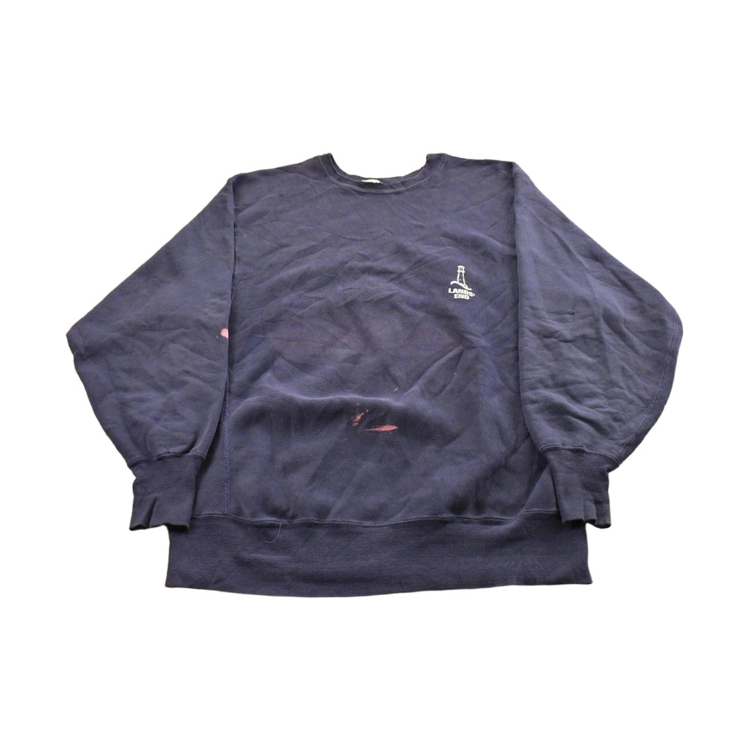 Vintage 1980s Champion Reverse Weave Lands End Crewneck Sweatshirt Men's XL