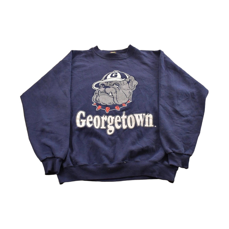 Vintage 1990s University of Georgia Hoyas Collegiate Crewneck Sweatshirt Men's Large