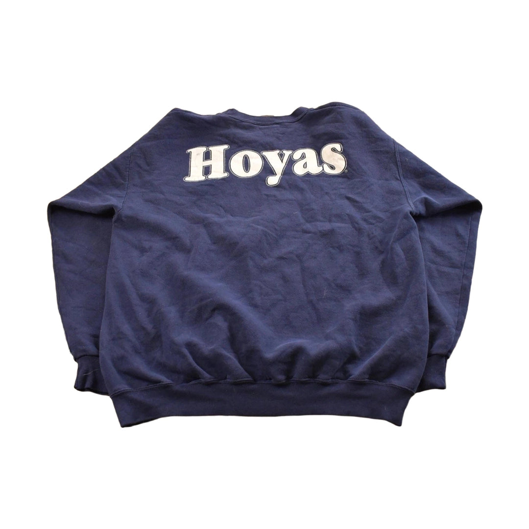 Vintage 1990s University of Georgia Hoyas Collegiate Crewneck Sweatshirt Men's Large