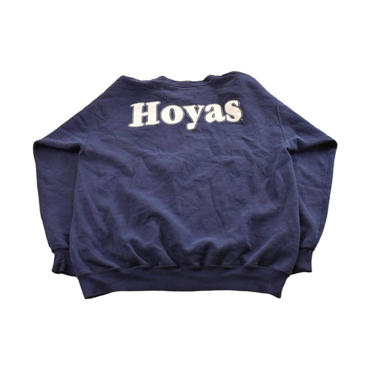 Vintage 1990s University of Georgia Hoyas Collegiate Crewneck Sweatshirt Men's Large