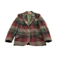 Vintage 1970s The Villager Wool Plaid Button Blazer Jacket Women's M