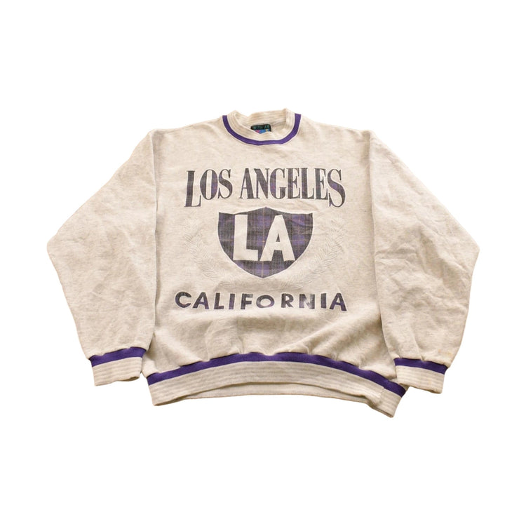 Vintage 1990s Los Angeles California Crewneck Sweatshirt Men's Large