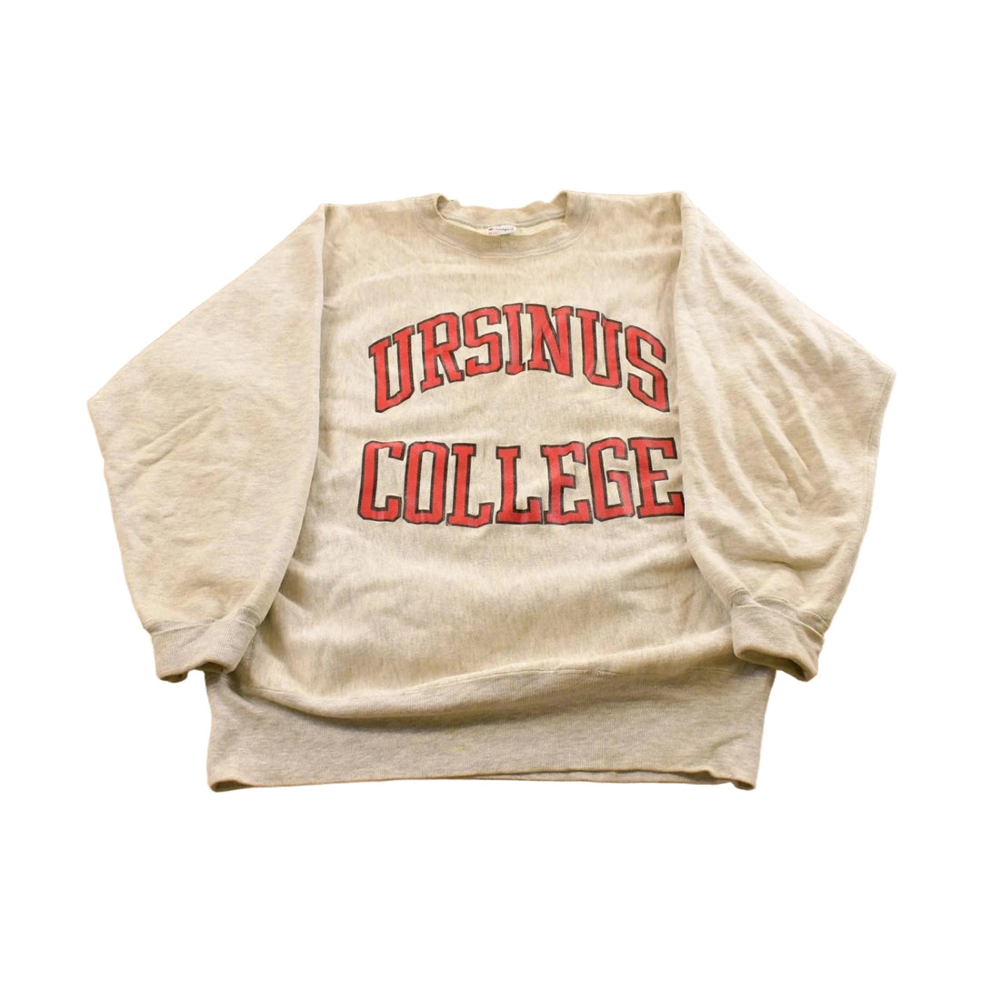 Vintage 1990s Ursinus College Champion Reverse Weave Crewneck Sweatshirt Men's Large