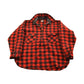 Vintage 1970s Johnson Quarter Zip Buffalo Plaid Wool Hunting Shacket Mens M