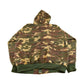 Vintage 1990s Thermal Lined Woodland Camo Full Zip Hoodie Men's XL