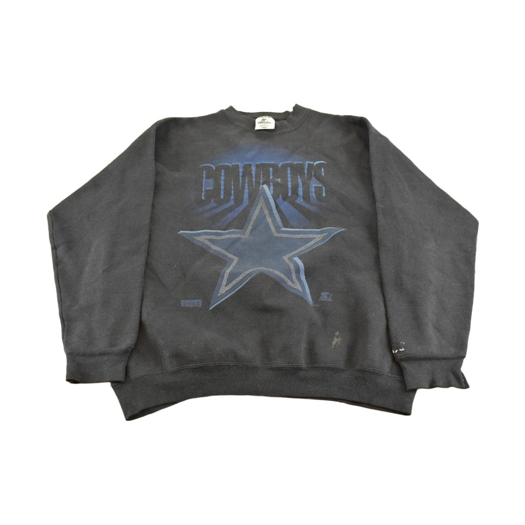 Vintage 1990s Dallas Cowboys Starter NFL Crewneck Sweatshirt Men's M