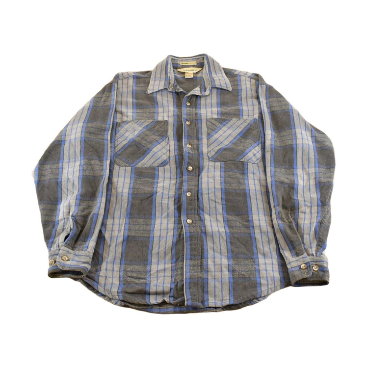 Vintage 1990s St. John's Bay Big Mac Plaid Flannel Button Up Shirt Men's L Tall