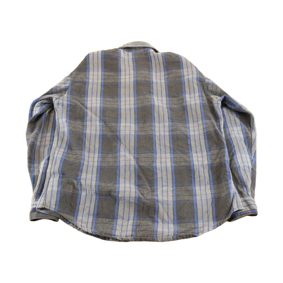 Vintage 1990s St. John's Bay Big Mac Plaid Flannel Button Up Shirt Men's L Tall