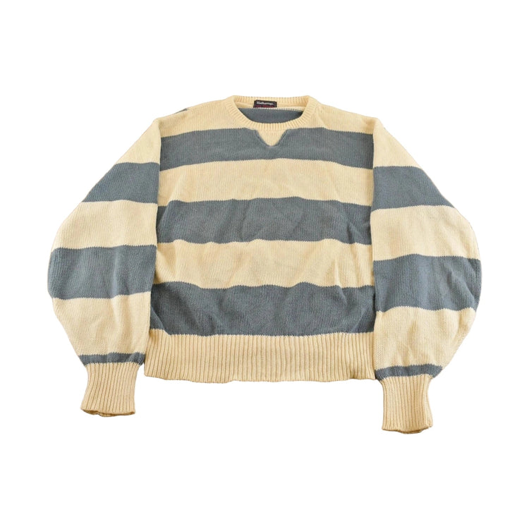 Vintage 1990s Hathaway Jack Nicklaus Golf Striped Knit Sweater Men's M