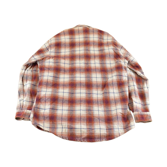 Vintage 1990s St. John's Bay Big Mac Flannel Plaid Button Up Shirt Men's L