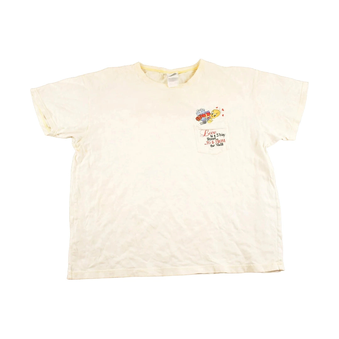 Vintage 1990s Looney Tunes Tweety Bird Mall T Shirt Womens XL