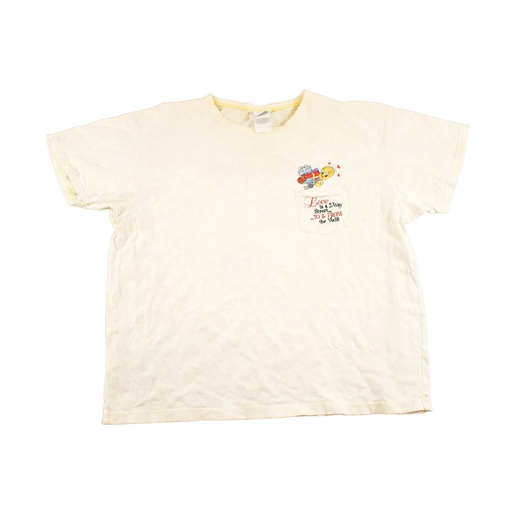 Vintage 1990s Looney Tunes Tweety Bird Mall T Shirt Womens XL