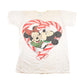Vintage 1980s Mickey Minnie Christmas Disney T-Shirt Women's XL
