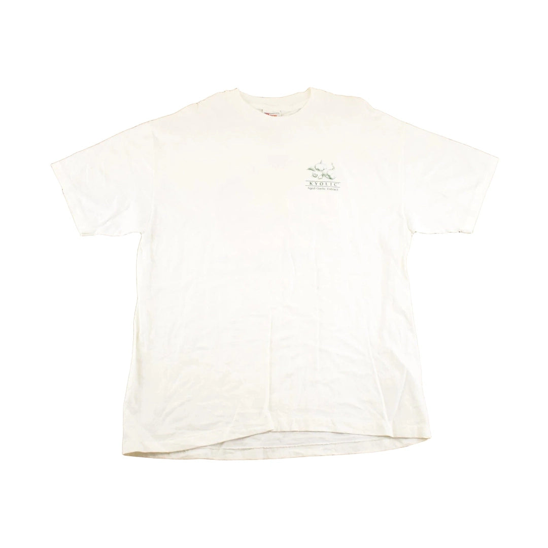 Vintage 1994 Kyolic Aged Garlic Souvenir Travel T-Shirt Mens L