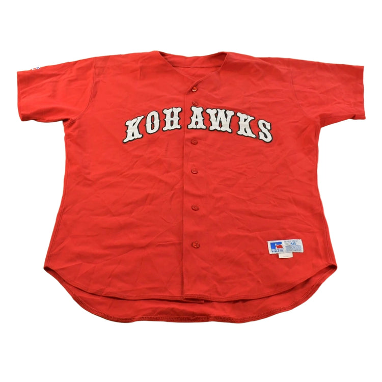 Vintage 1990s Kohawks Collegiate Russell Athletic Baseball Jersey Men's XL