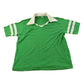 Vintage 1980s Artex Blank Green Pullover Polo Shirt Men's M