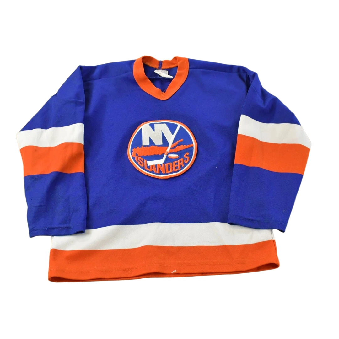 Vintage 1980s New York Islanders NHL CCM Hockey Jersey Youth M