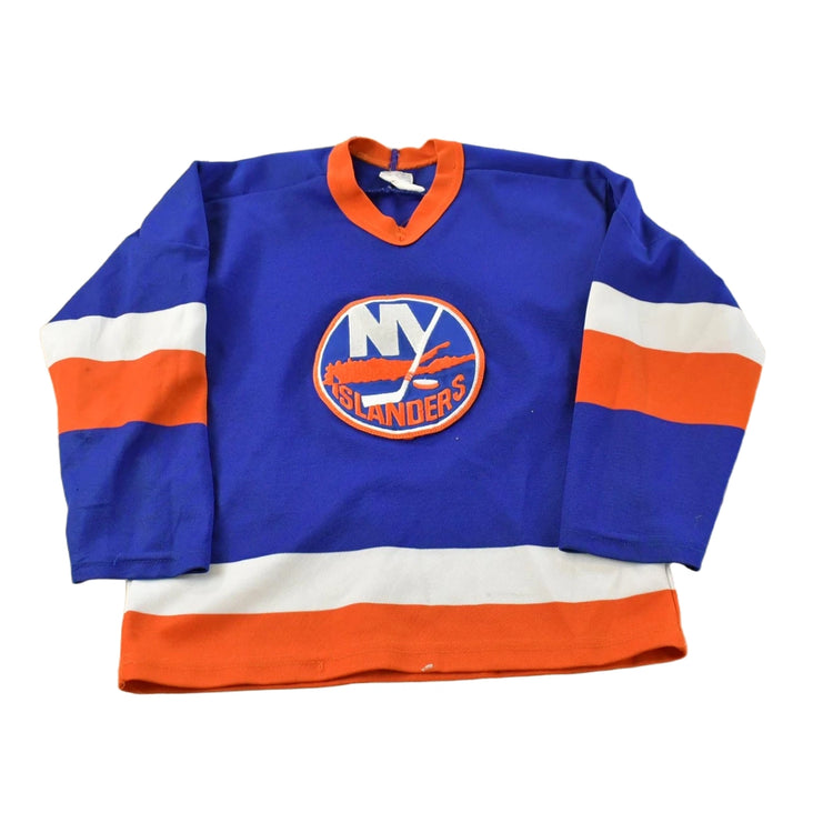 Vintage 1980s New York Islanders NHL CCM Hockey Jersey Youth M