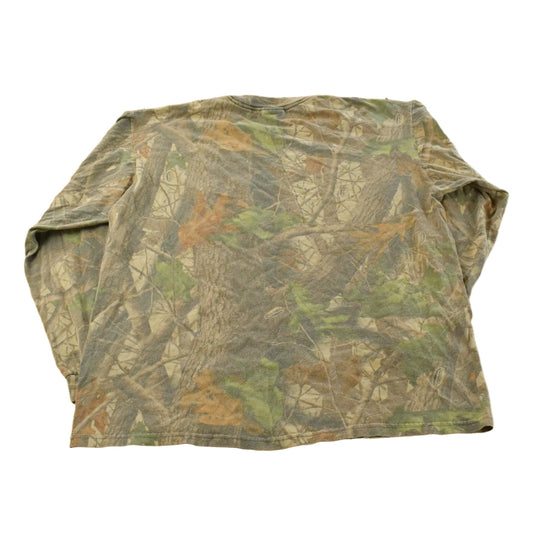 Vintage 1990s Liberty RealTree Hardwoods Camo Long Sleeve T-Shirt Men's XL
