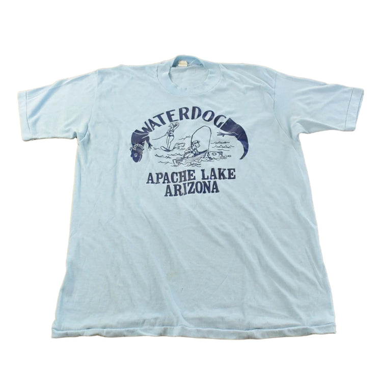 Vintage 1980s Mayo Spruce Apache Lake Arizona Water Dog Made in USA Men's M