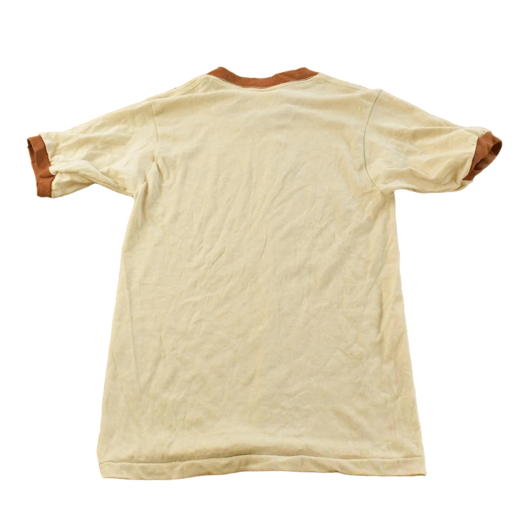 Vintage 1976 Wild Turkey Bourbon Ringer T-Shirt Men's XS