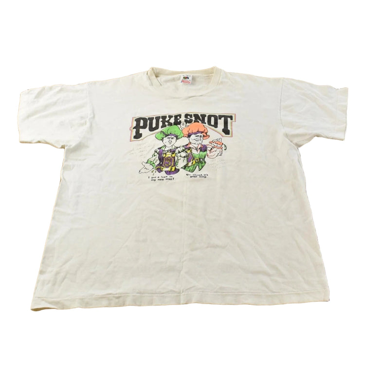 Vintage 1990s Puke & Snot Comedy Graphic T-Shirt Men's L