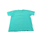 Vintage 1990s Fruit of the Loom Blank Teal Pocket T-Shirt Men's L