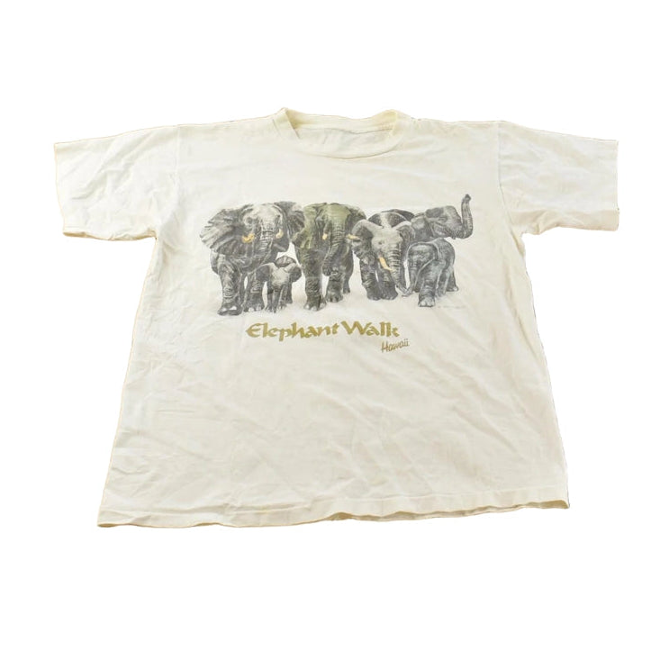 Vintage 1993 Elephant Walk Hawaii Souvenir T Shirt Mens L