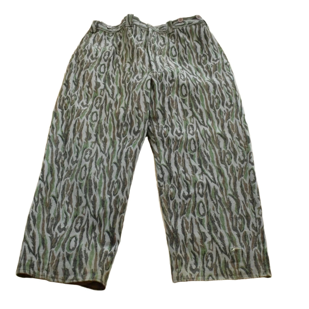 Vintage 1980s Woolrich Wool Tree Camo Gore-Tex Cargo Men's 36 x 26