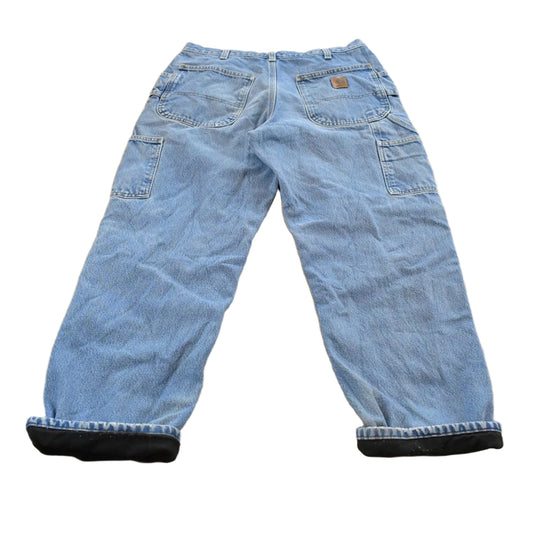 Vintage 2000s Carhartt Lined Work Jeans Men's 32 x 29