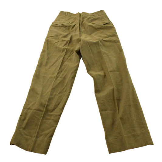 Vintage 1950s Wool Army Military Trousers Men's 30 x 32