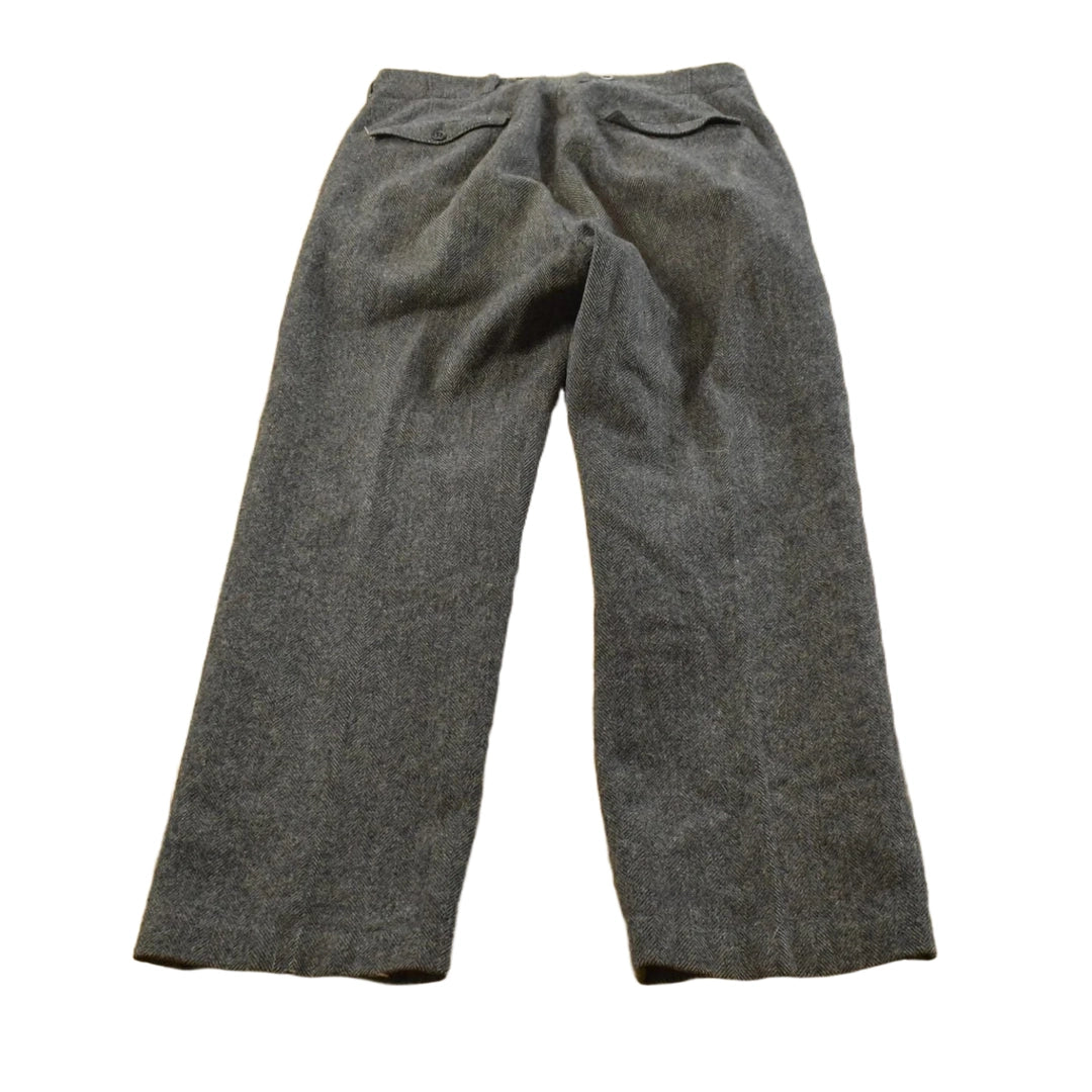 Vintage 1940s Woolrich Wool Trousers Pants Men's 32 x 28.5