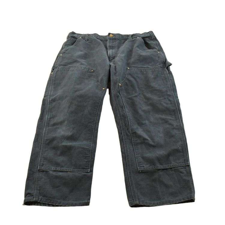 Vintage 2000s Carhartt Double Knee Denim Black Jeans Men's 36 x 25.5