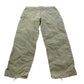 Vintage 2000s Carhartt Flannel Lined Green Work Jeans Men's 36 x 31