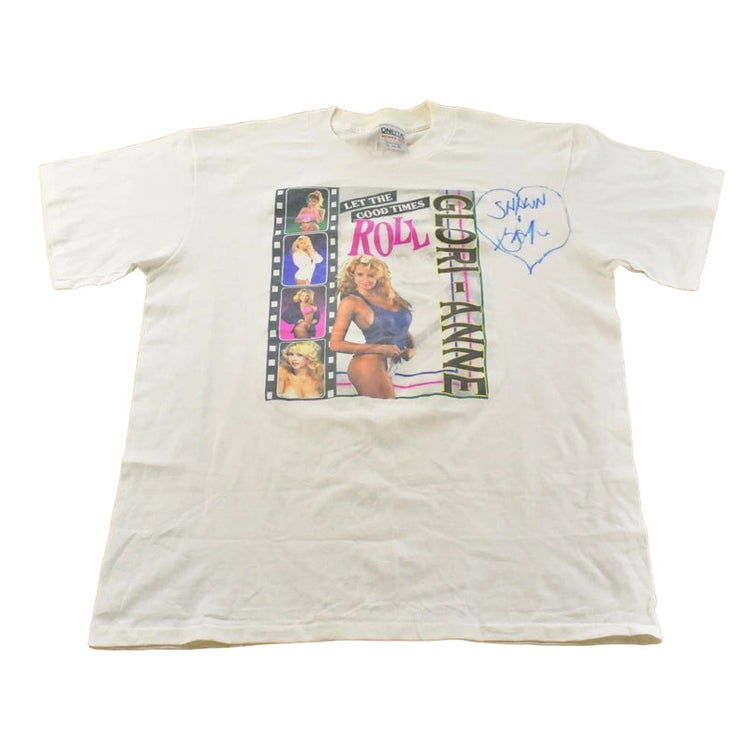 Vintage 1990s Glori-Anne Let the Good Times Roll Magazine Single Stitch Graphic T-Shirt Men's XL