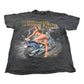 Vintage 1990s Distressed 3D Emblem Motorcycles Ultimate Ride T-Shirt Men's L
