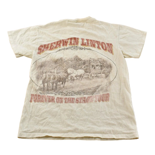 Vintage 1990s Sherwin Linton Forever on the Stage Tour T-Shirt Men's S