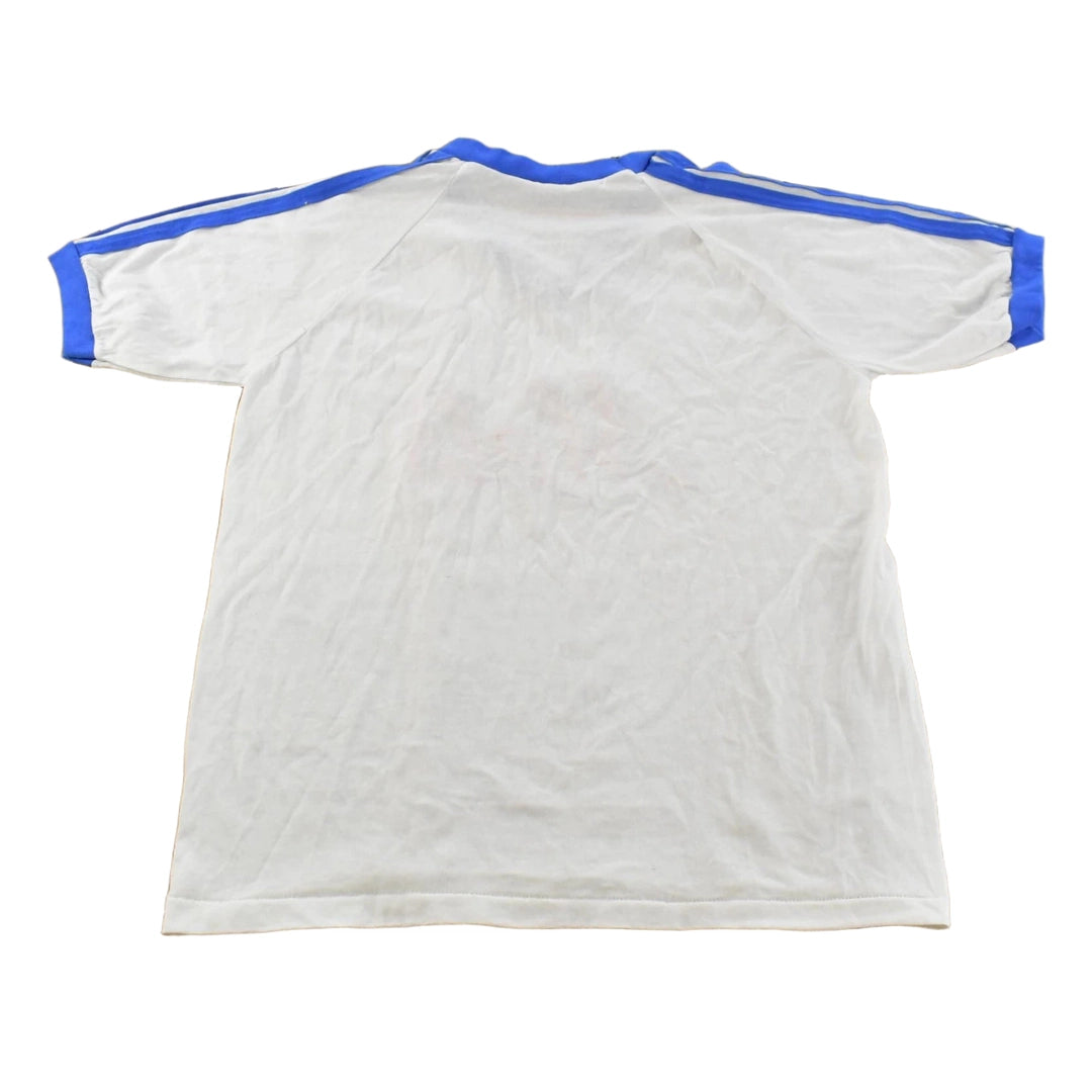 Vintage 1980s New York Mets MLB Baseball Graphic V Neck Jersey T-Shirt Men's M