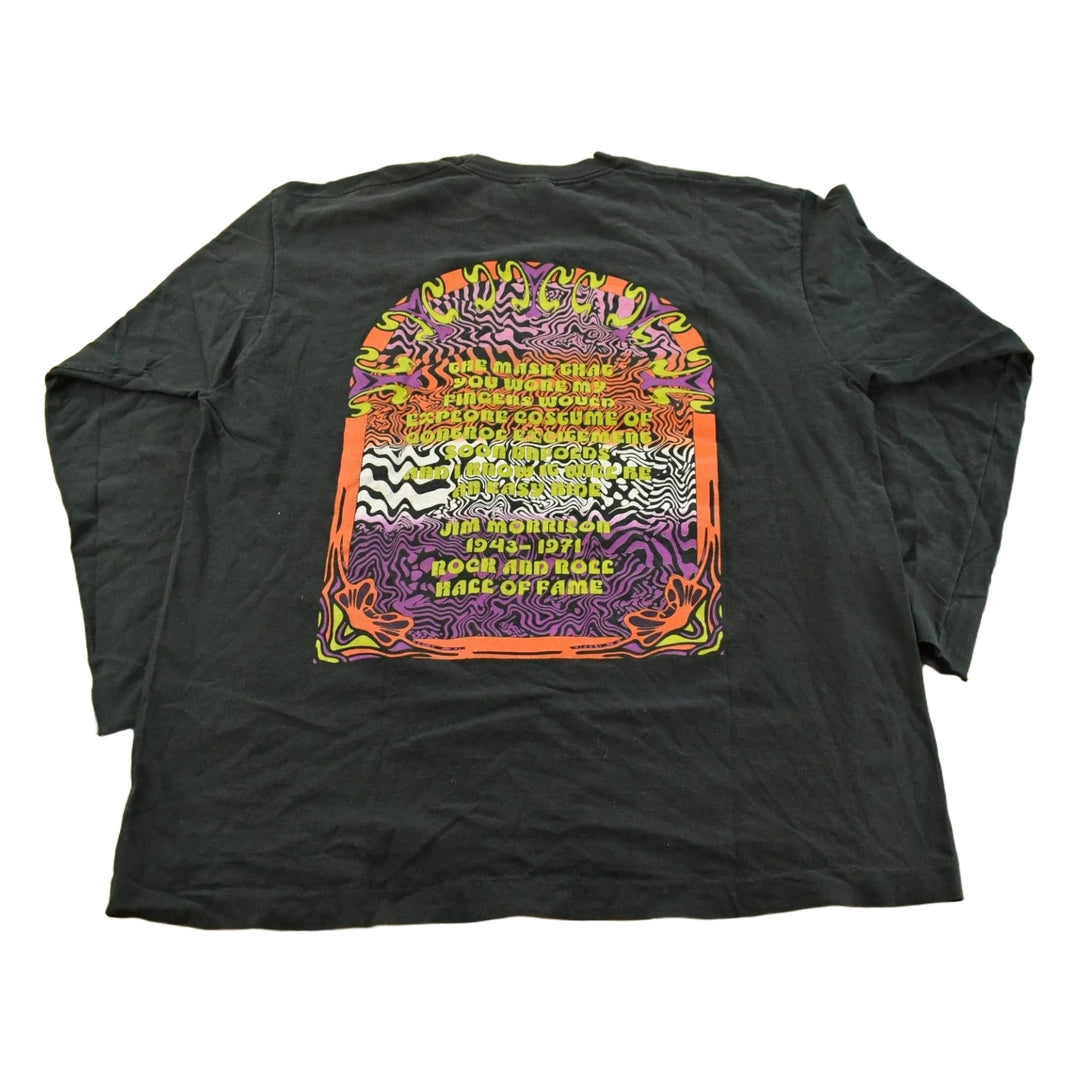 Vintage 1990s The Doors Jim Morrison Long Sleeve Graphic Band T-Shirt Men's XL