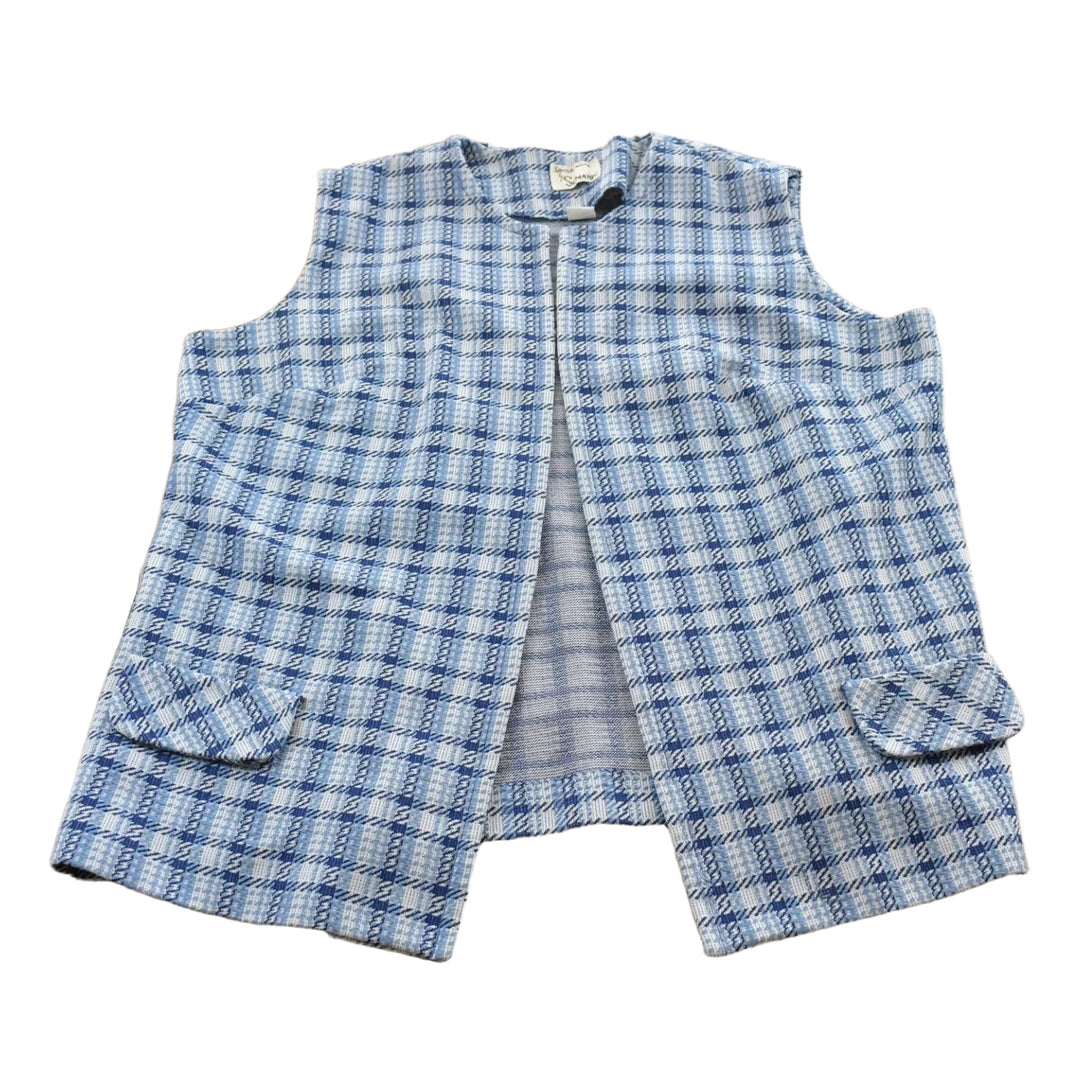 Vintage 1980s Sportswear by Sumaker Plaid Vest Women's XL