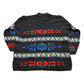 Vintage 1990s American Pride Nordic Knit Crewneck Sweater Women's L