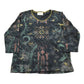Vintage Y2K Cactus Bay Abstract Print AOP Crewneck Shirt Women's M