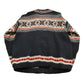 Vintage 1970s A.S Evebofos Nordic Wool Knit Clasped Cardigan Sweater Men's XL
