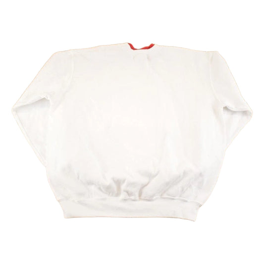 Vintage 1990s Top Stitch Winter Cardinal Double Collar Souvenir Crewneck Sweatshirt Womens XL