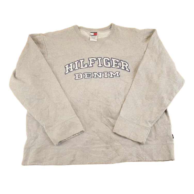 Vintage 1990s Tommy Hilfiger Denim Souvenir Crewneck Sweatshirt Mens L